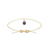 Bracelet femme amethyste plaqué or Maison de la Bijouterie UW403VZV