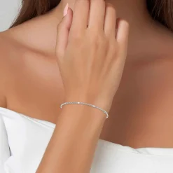 Bracelet Femme Angèle M B2388-ARGENT - Acier Argent