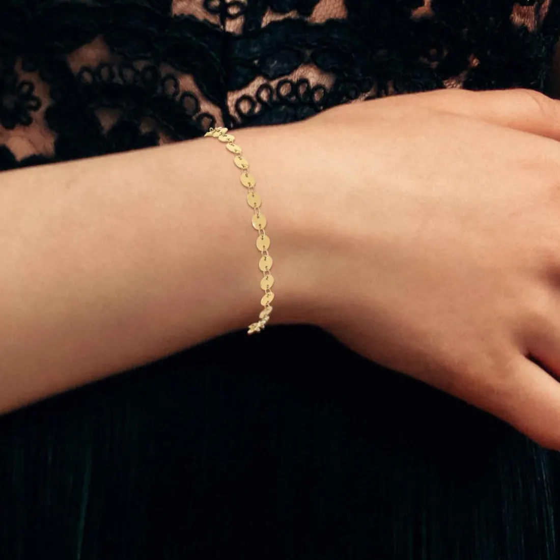Bracelet Femme Angèle M B2393-DORE - Acier Doré