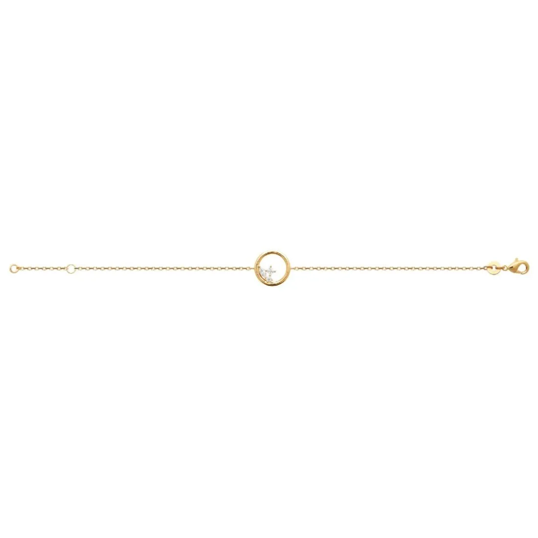 Bracelet femme anneau oz plaqué or Maison de la Bijouterie UW404WZV
