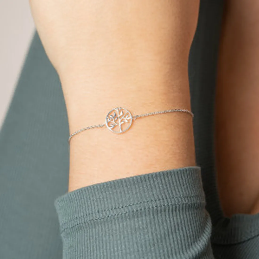 Bracelet Femme arbre de vie Argent Maison de la Bijouterie WYZY65ZV