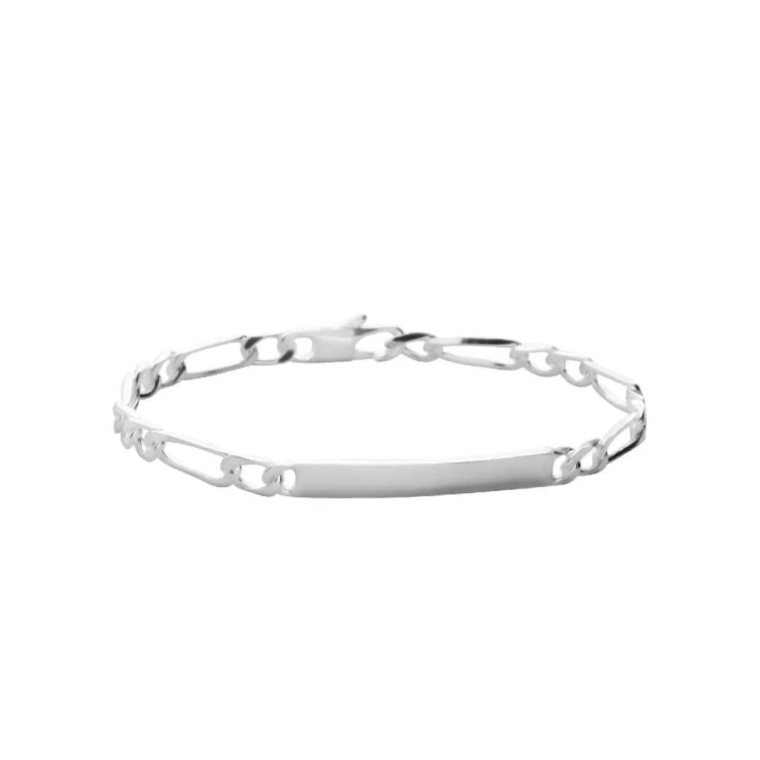 Bracelet femme argent chainage figaro 1-2 4mm Maison de la Bijouterie 53Y004ZV