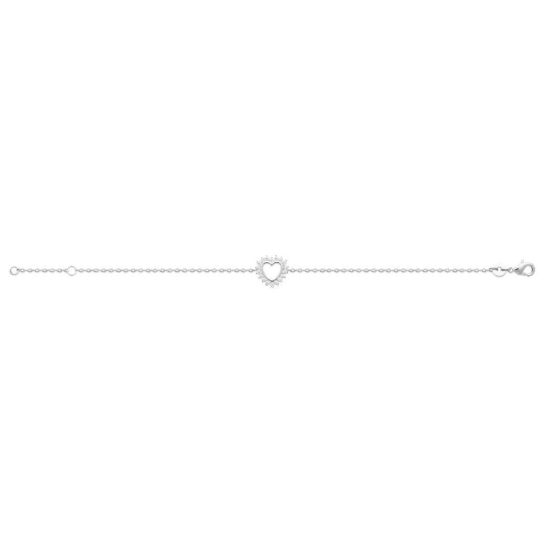 Bracelet femme argent cœur fantaisie Maison de la Bijouterie VW3U63ZV