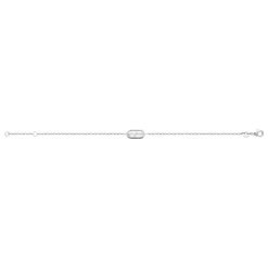 Bracelet femme argent maillon ovale oxydes Maison de la Bijouterie VW3V63ZV