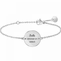 Bracelet Femme Athème - B2813-ARGENT Acier Argent
