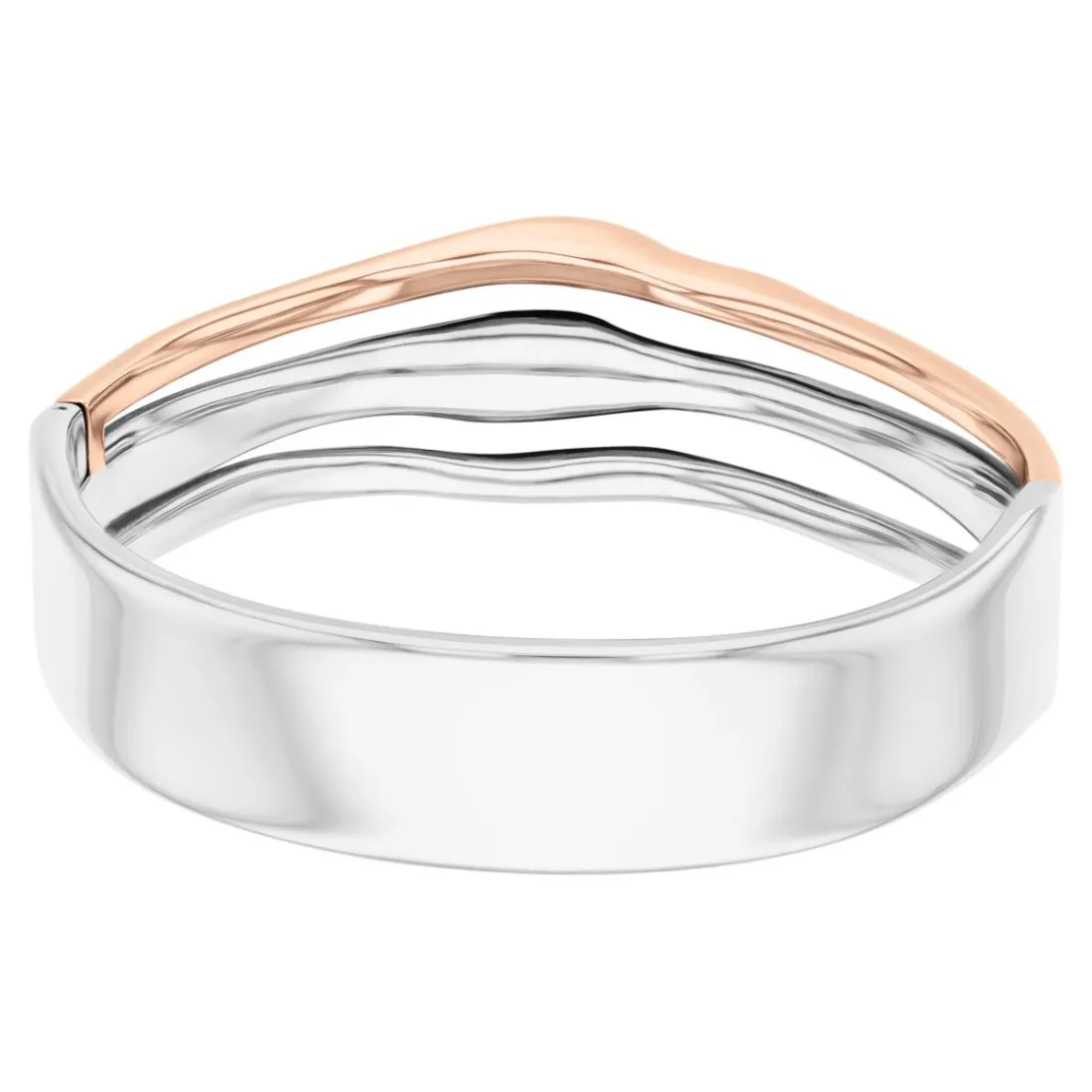 Bracelet Femme Calvin Klein Bijoux CK Wavy Sculptural - 35000649 Acier Doré Rose