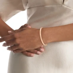 Bracelet Femme Calvin Klein Soft Square - 35000456 Acier Doré rose