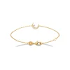 Bracelet femme croissant de lune plaqué or Maison de la Bijouterie UW35W6ZV
