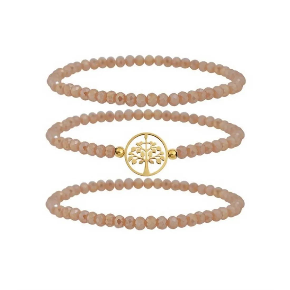 Bracelet Femme Edforce 534-0150-B - Acier Doré