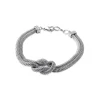 Bracelet femme fantaisie acier argent Maison de la Bijouterie 3Z0030ZU
