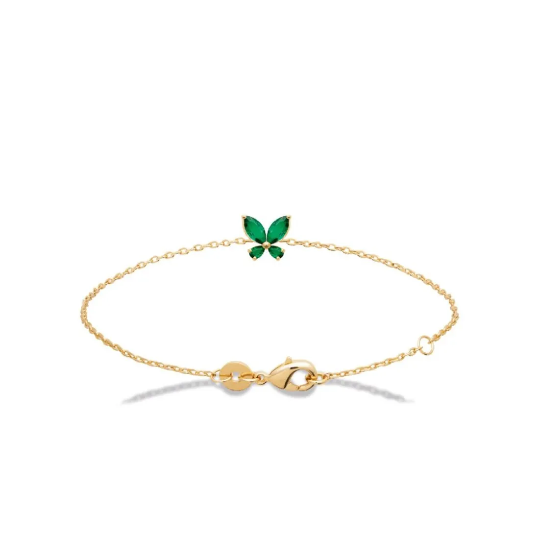 Bracelet femme fantaisie oxyde verte plaqué or Maison de la Bijouterie UW3VV4ZV