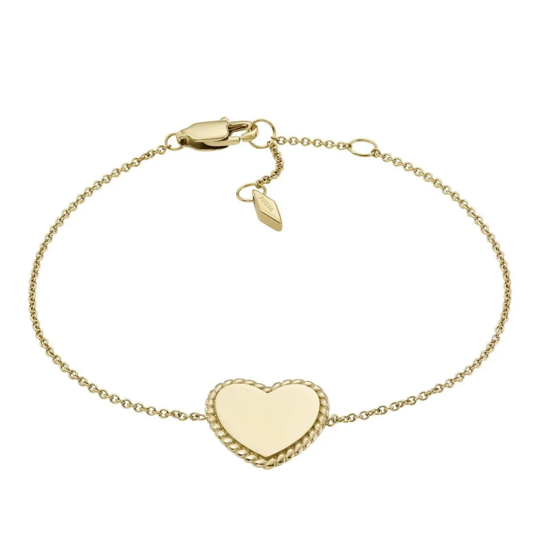 Bracelet Femme Fossil Bijoux Engravables - JF04361710 Acier Doré