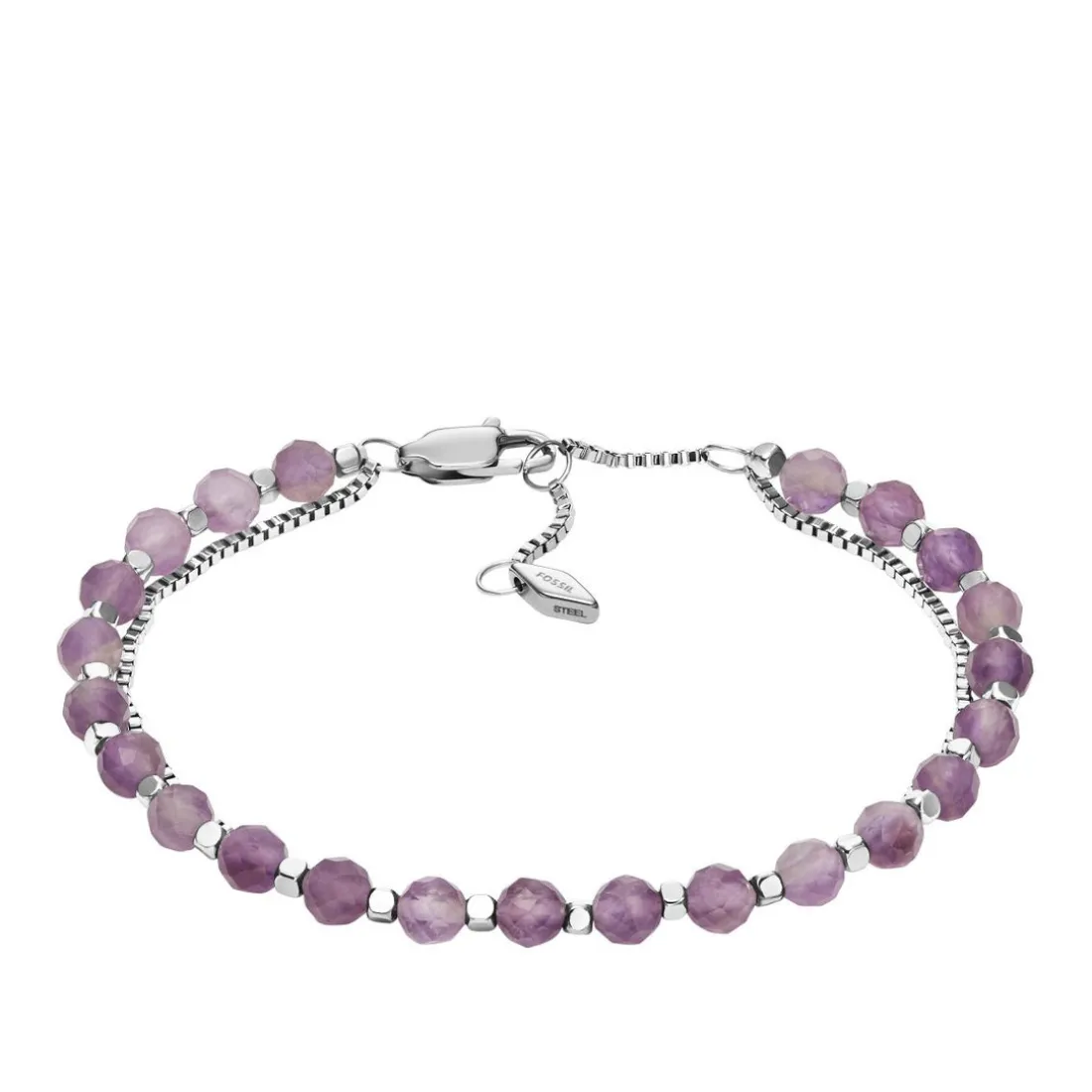 Bracelet Femme Fossil Bijoux - JF04685040 - Acier,Laiton Violet