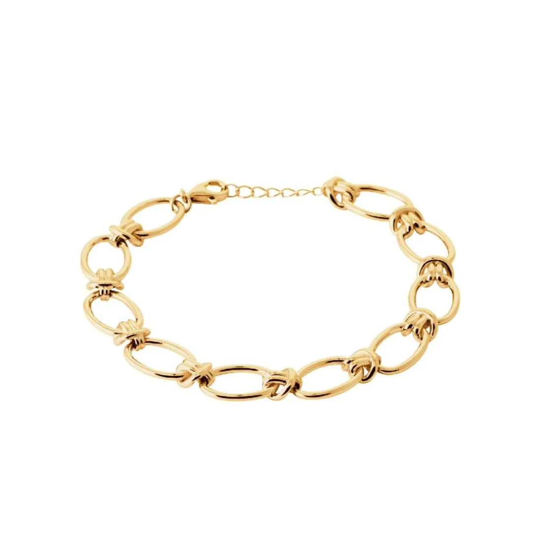 Bracelet femme grosse maille fantaisie plaqué or Maison de la Bijouterie UYZUUZZV