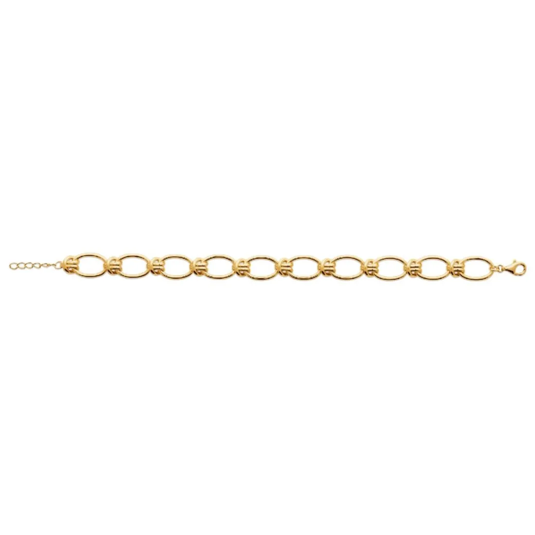 Bracelet femme grosse maille fantaisie plaqué or Maison de la Bijouterie UYZUUZZV