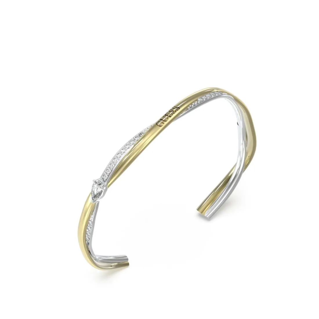 Bracelet Femme Guess Bijoux Twist JUBB05069JWYGRH Acier Doré