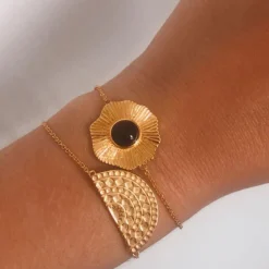 Bracelet Femme Kosma Paris Flora - BTS06426-G Doré noir