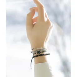 Bracelet Femme Les Interchangeables - A56374 Strass Box Fabric 4