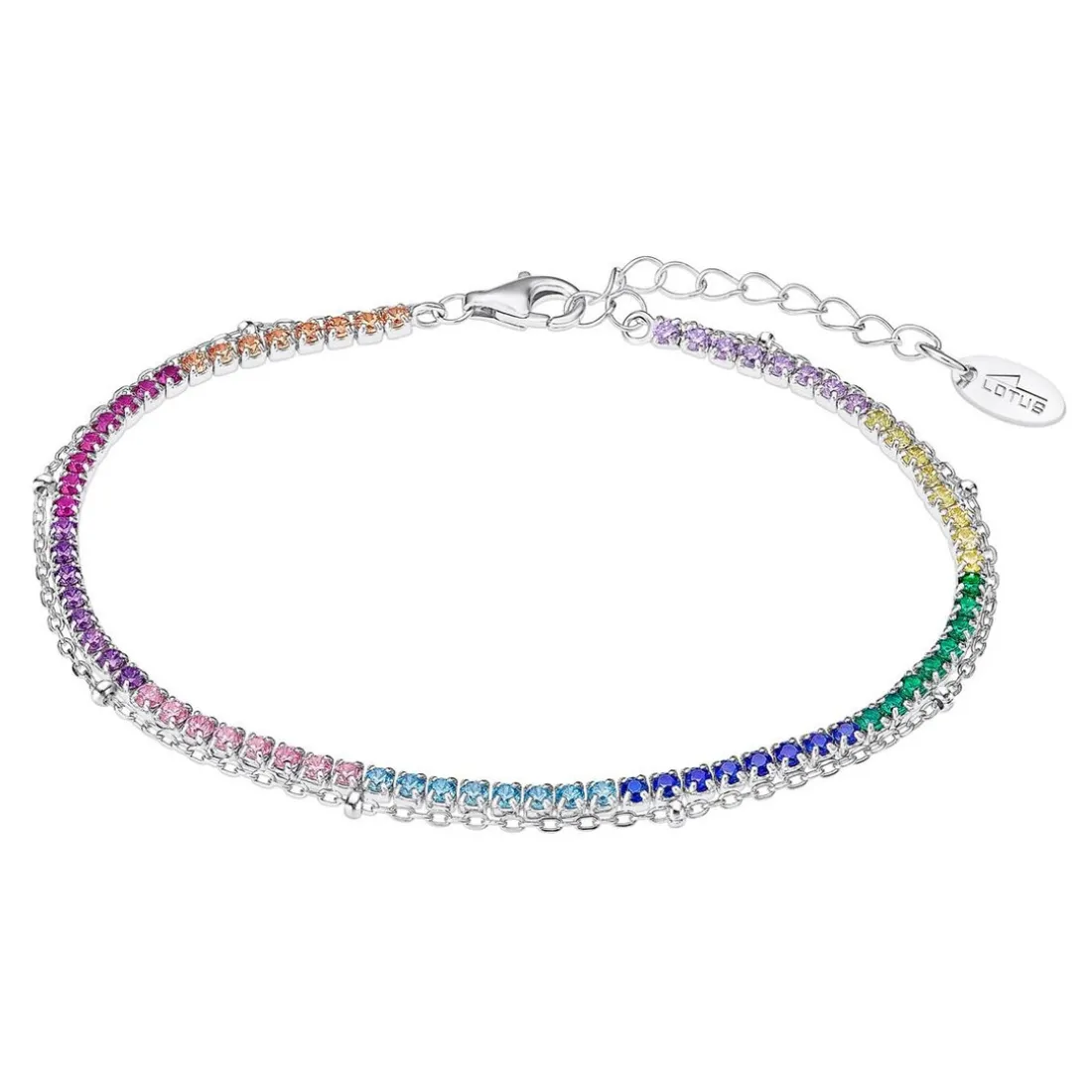 Bracelet Femme Lotus Silver - LP3181-2-4 Argent Multicolore