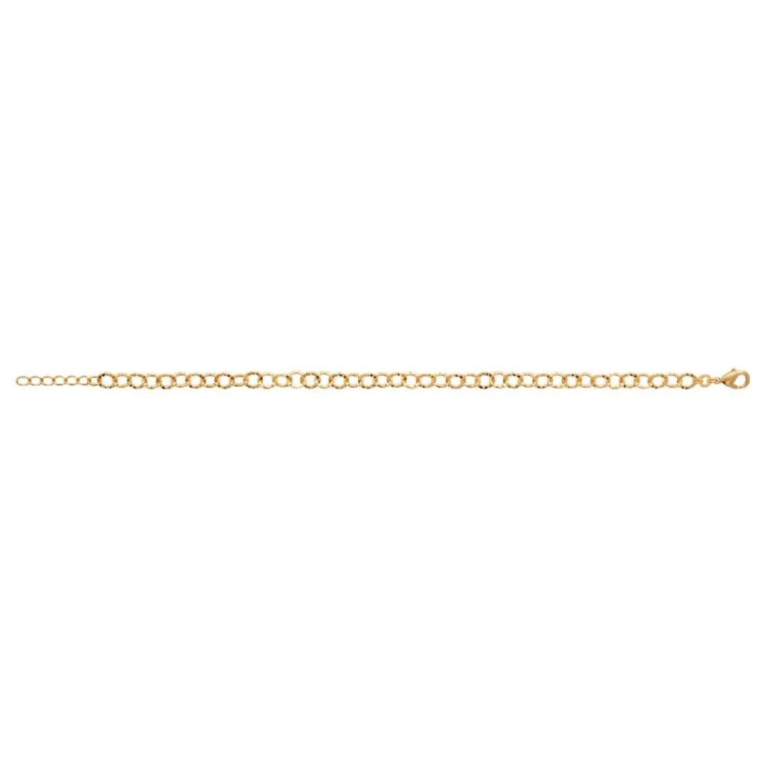 Bracelet femme maille ronds fantaisie plaqué or Maison de la Bijouterie YUZ0ZWZV