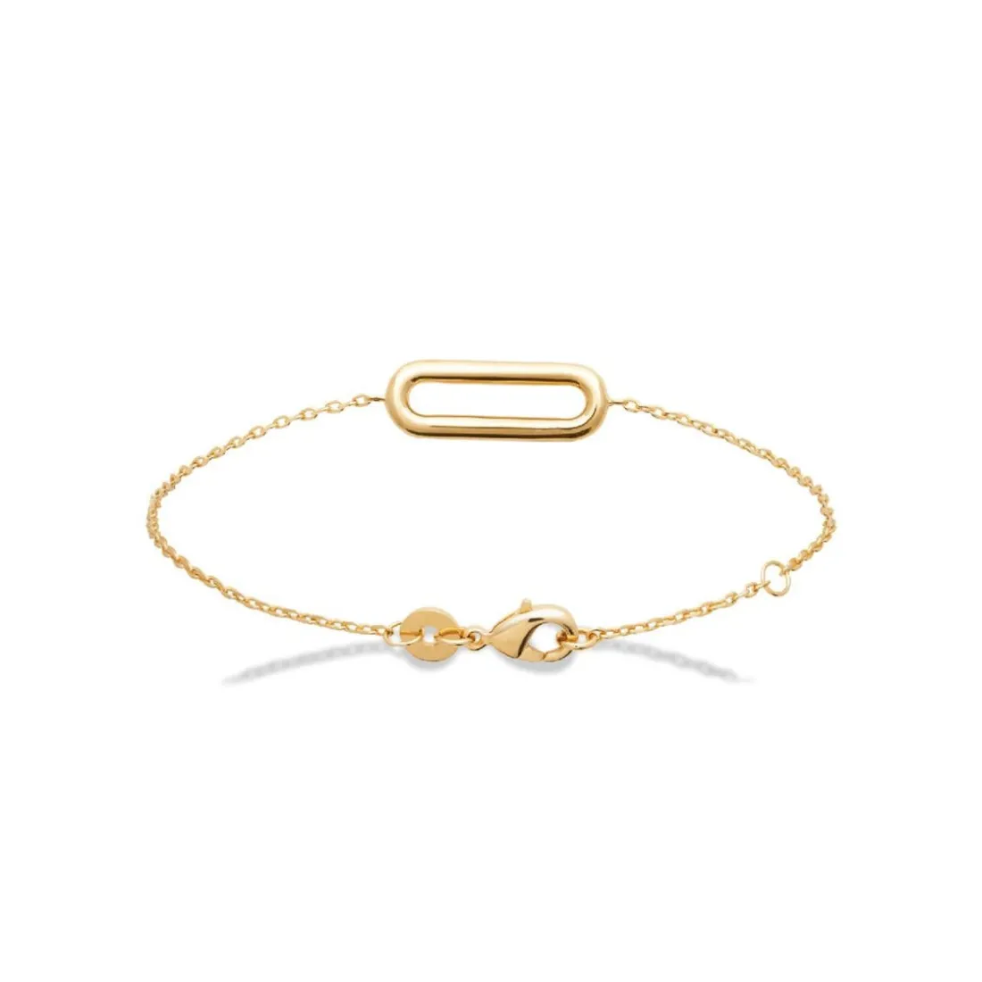 Bracelet femme maillon ovale plaqué or Maison de la Bijouterie UYZWUVZV