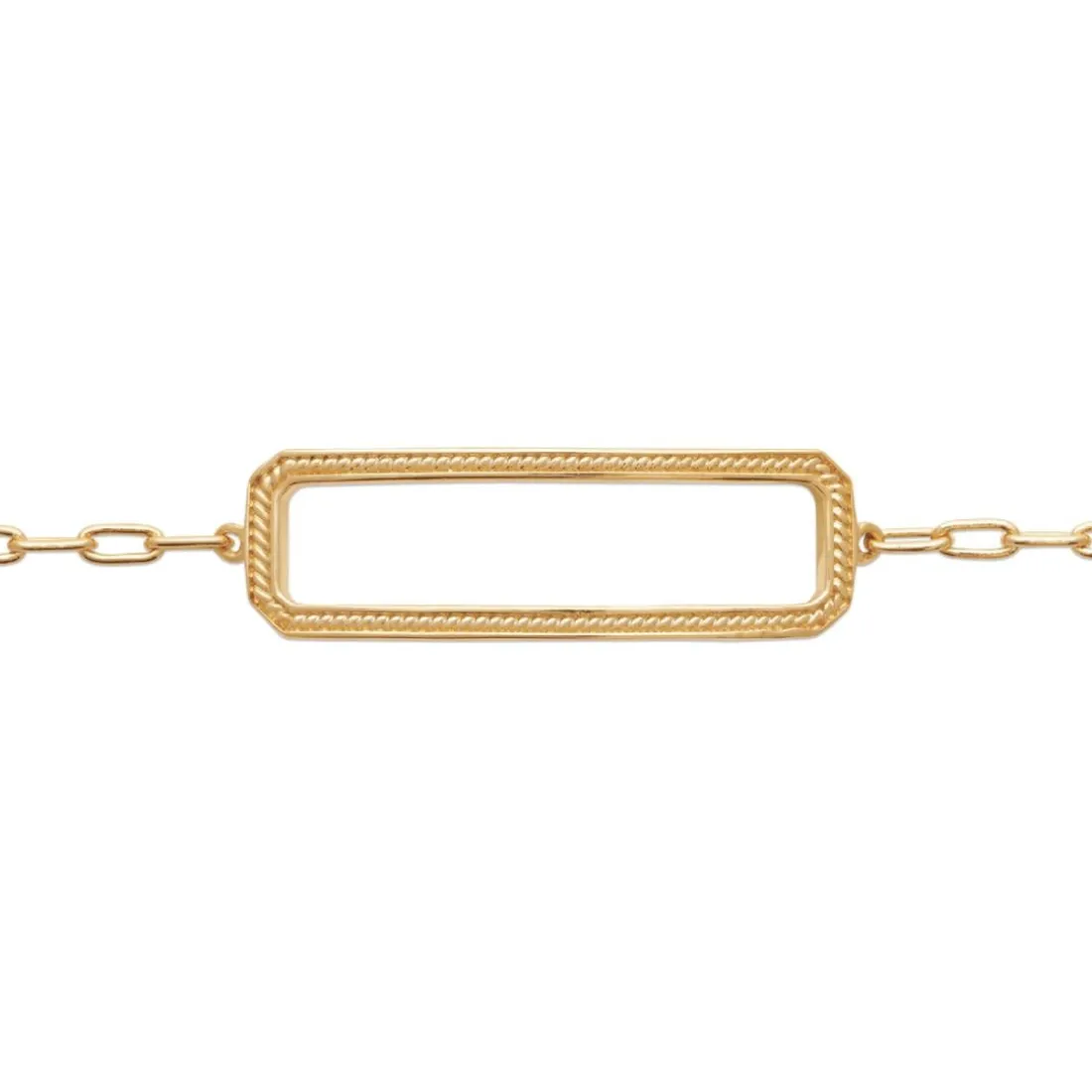 Bracelet femme maillon rectangulaire Maison de la Bijouterie UYZVUZZV
