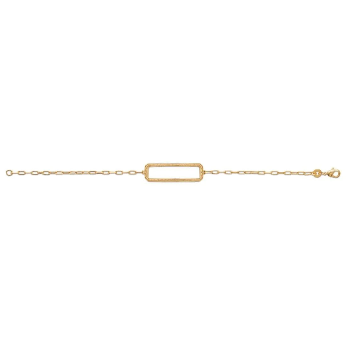 Bracelet femme maillon rectangulaire Maison de la Bijouterie UYZVUZZV