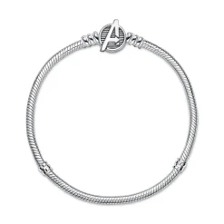 Bracelet Femme Marvel x Pandora maille serpent & fermoir logo The Avengers
