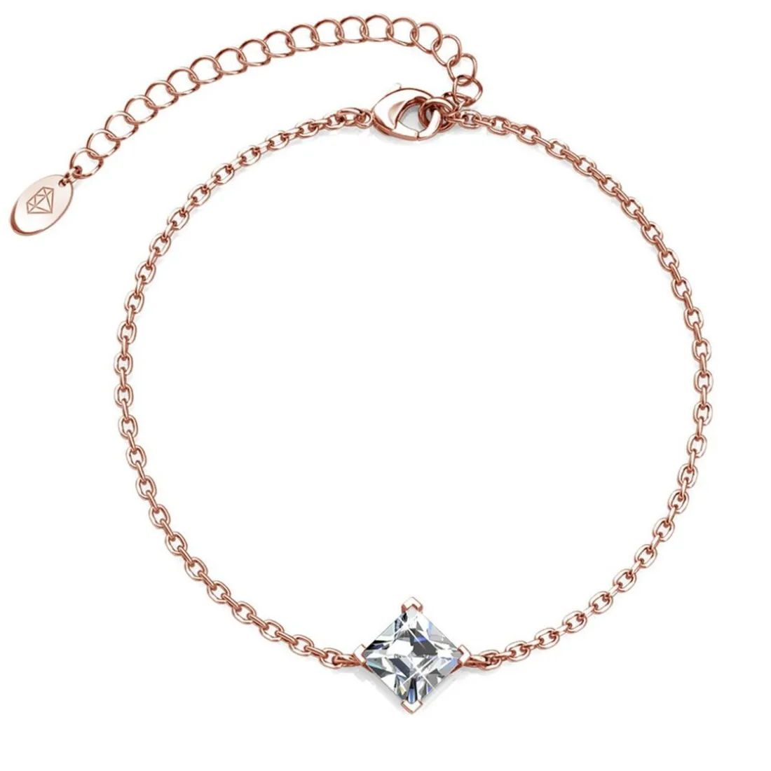 Bracelet Femme MYC-Paris Square - DB0085-RG-C Laiton Doré rose