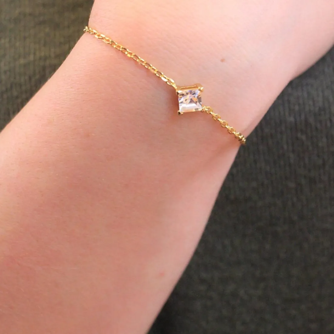 Bracelet Femme MYC-Paris Square - DB0085-G-C Laiton Doré