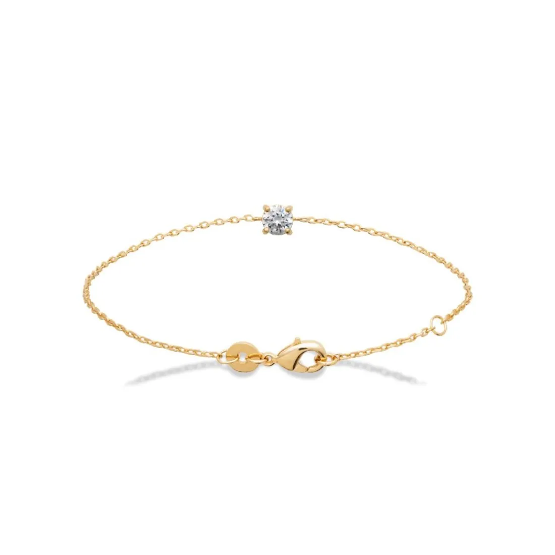 Bracelet femme oxyde de zirconium plaqué or Maison de la Bijouterie UW3005ZV
