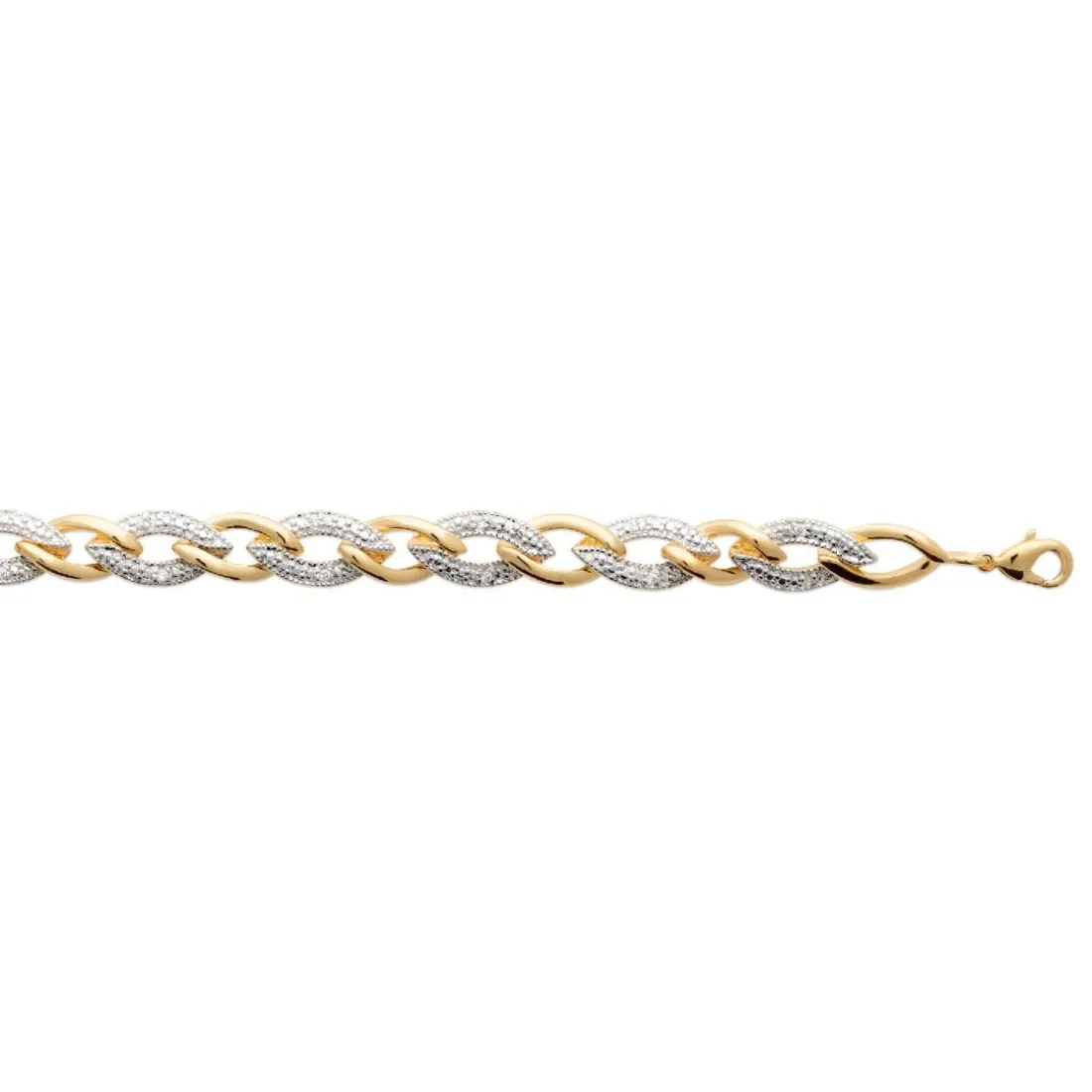 Bracelet femme oxyde de zirconium plaqué or Maison de la Bijouterie UW0W0WZU