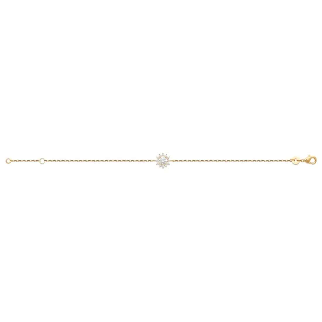 Bracelet femme oxydes de zirconium plaqué or Maison de la Bijouterie UW3U6UZV