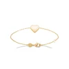Bracelet femme plaqué or coeur Maison de la Bijouterie UYZW3WZV