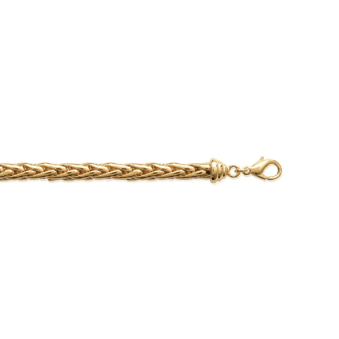 Bracelet femme plaqué or maille palmier Maison de la Bijouterie Y4V006ZU
