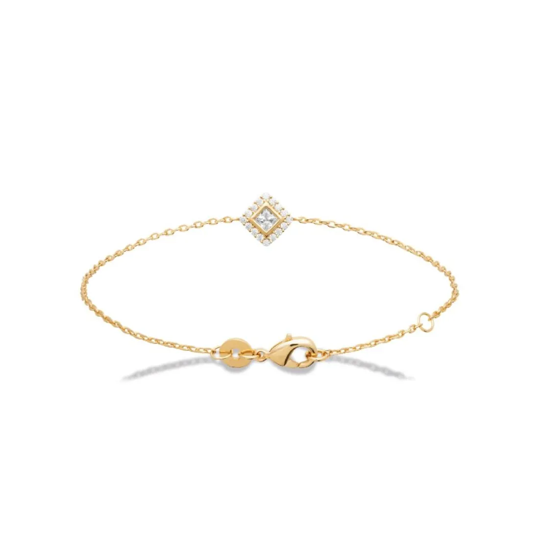 Bracelet femme plaqué or oxyde de zirconium Maison de la Bijouterie UW3UV3ZV