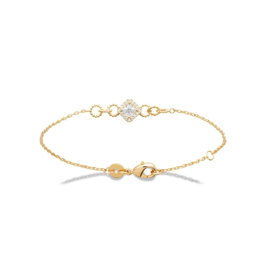 Bracelet femme plaqué or oxyde de zirconium Maison de la Bijouterie UW3U44ZV