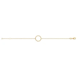 Bracelet femme plaqué or pendentif rond Maison de la Bijouterie UYZW36ZV