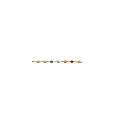 Bracelet Femmeplaqué or pierres bleues cristal Maison de la Bijouterie YVV0VZZV