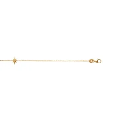 Bracelet femme plaqué or étoile Maison de la Bijouterie UYZ40WZV