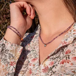 Bracelet Femme Sloya Lumia Améthyste