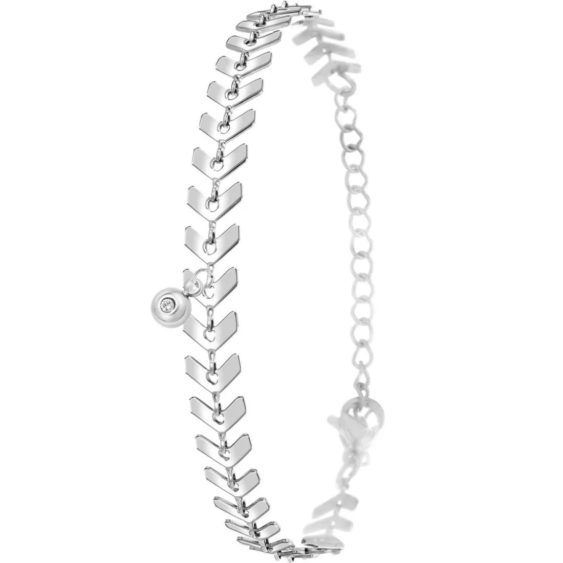 Bracelet Femme So Charm - BD2882-ARGENT-DIAMANT - Bracelet Mode Argenté