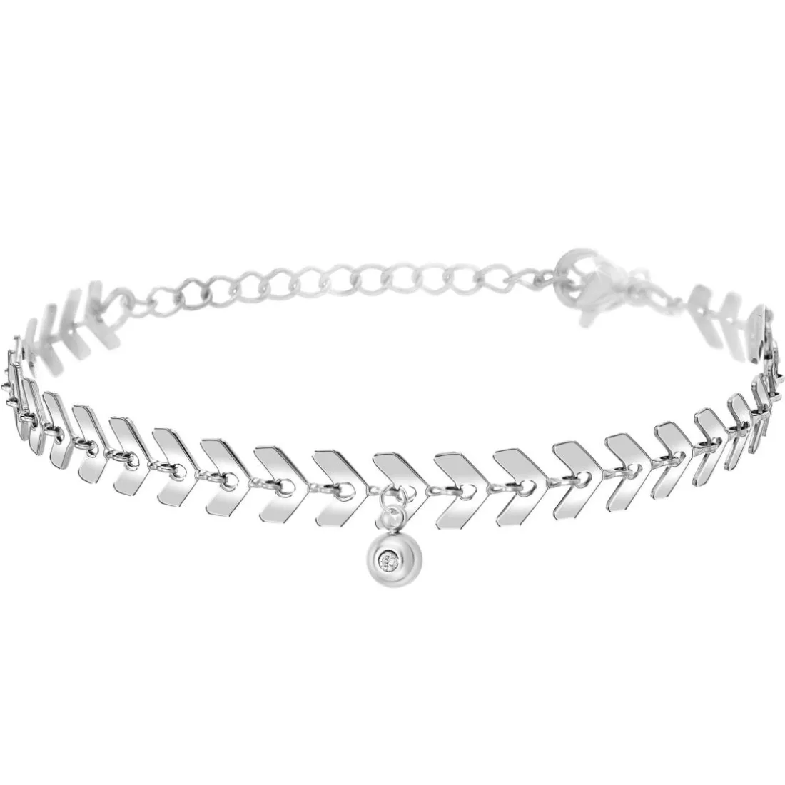 Bracelet Femme So Charm - BD2882-ARGENT-DIAMANT - Bracelet Mode Argenté