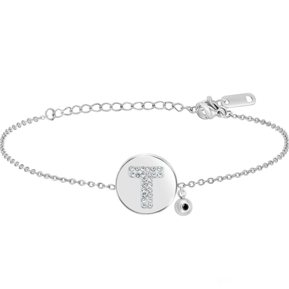 Bracelet Femme So Charm - BD2693-ARGENT-T-DIAMANT - Bracelet Argenté Lettre