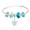 Bracelet Femme So Charm - SB050-110-141-206-BLEU-CH0104-147-115 - Bracelet Mode Argenté