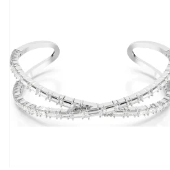 Bracelet Femme Swarovski Hyperbola Cuff - 567762 blanc,argent
