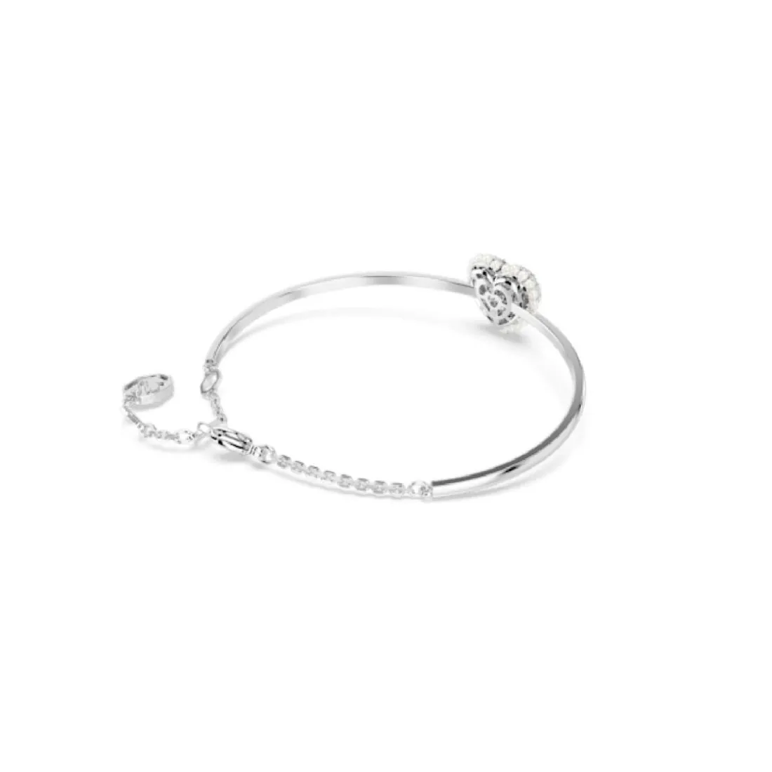 Bracelet Femme Swarovski Hyperbola Soft Heart - 5684385 blanc,argent