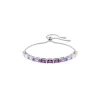 Bracelet Femme Swarovski Matrix - 5707199 Métal Rhodié Violet