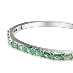 Bracelet Femme Swarovski Matrix - 570811 Métal Rhodié Vert