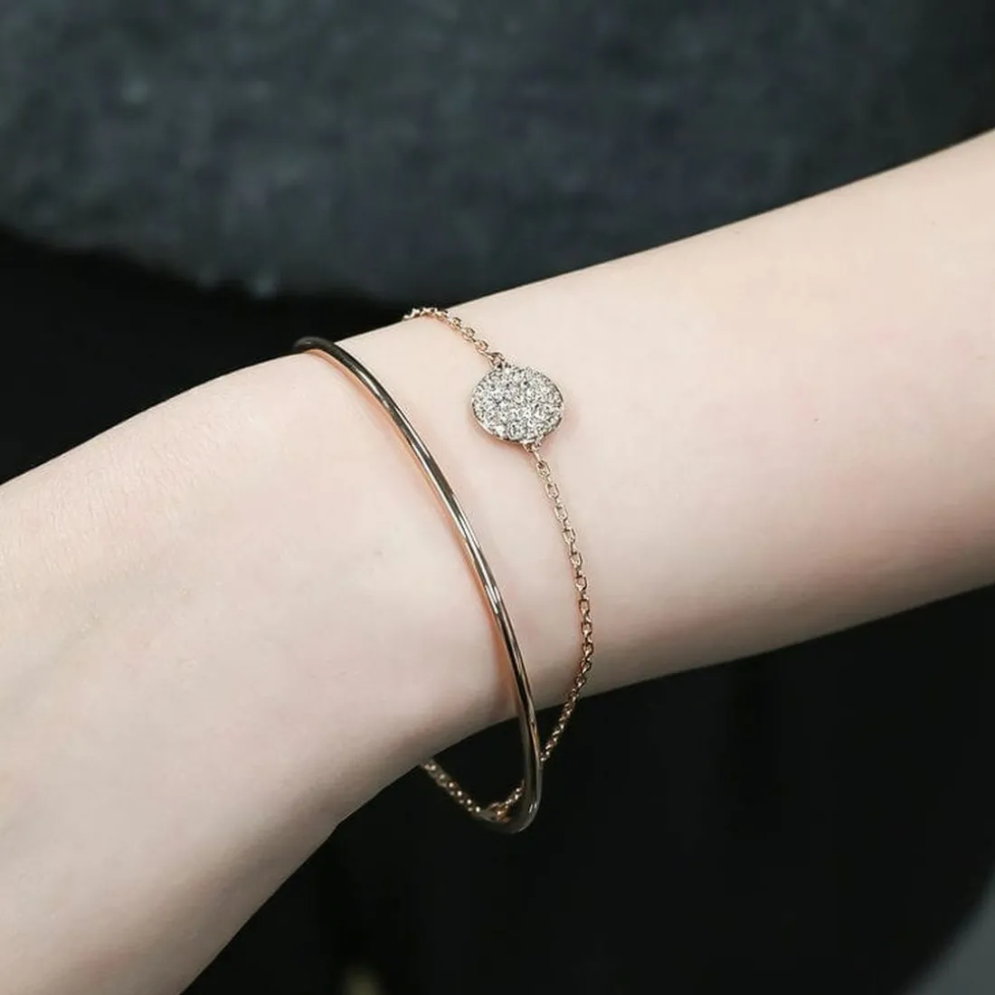 Bracelet Femme Swarovski Meteora - 5683452 argent,doré rose